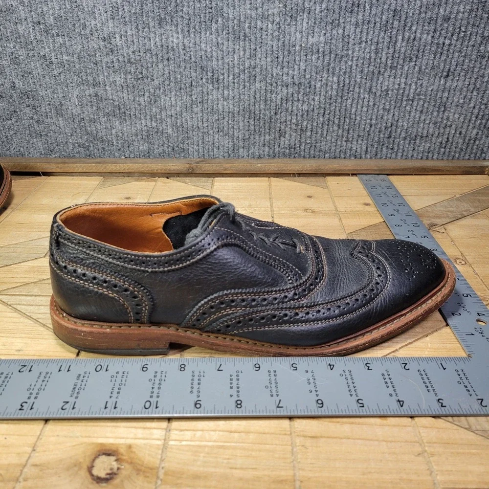 Allen Edmonds Neumok 2.0 Oxford Shoes Mens 9.5 E Brown Leather Wingtip Brogue