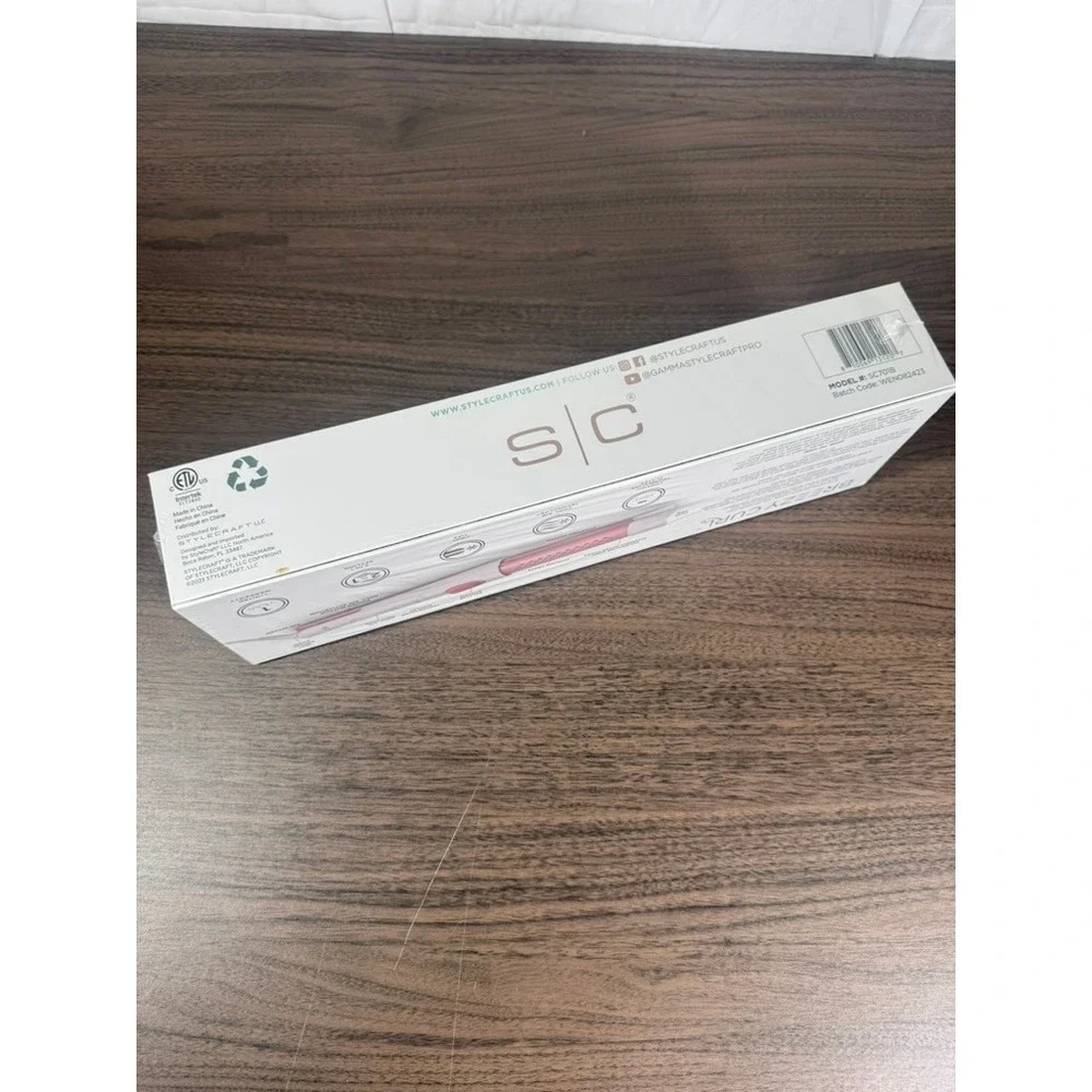 StyleCraft NIB Breezy Curl 2in1 Styler Cool Air Technology‎ Rose Gold