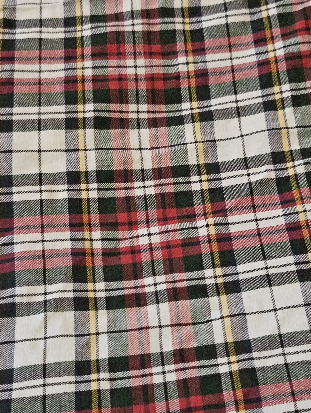Pottery Barn Denver Plaid Yarn Dyed Full Queen Duvet Cover Holidays Linen Blend
