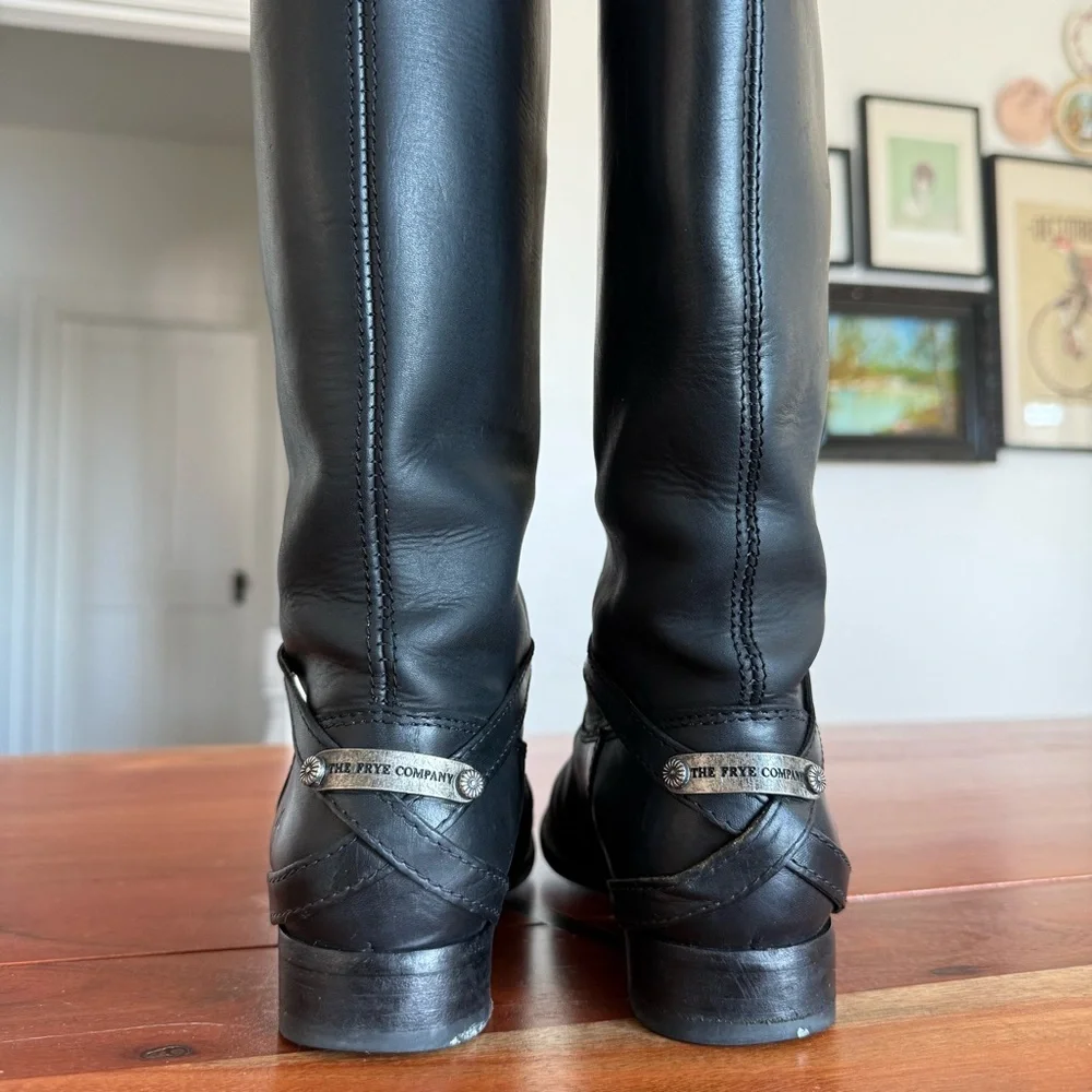 Frye sleek black