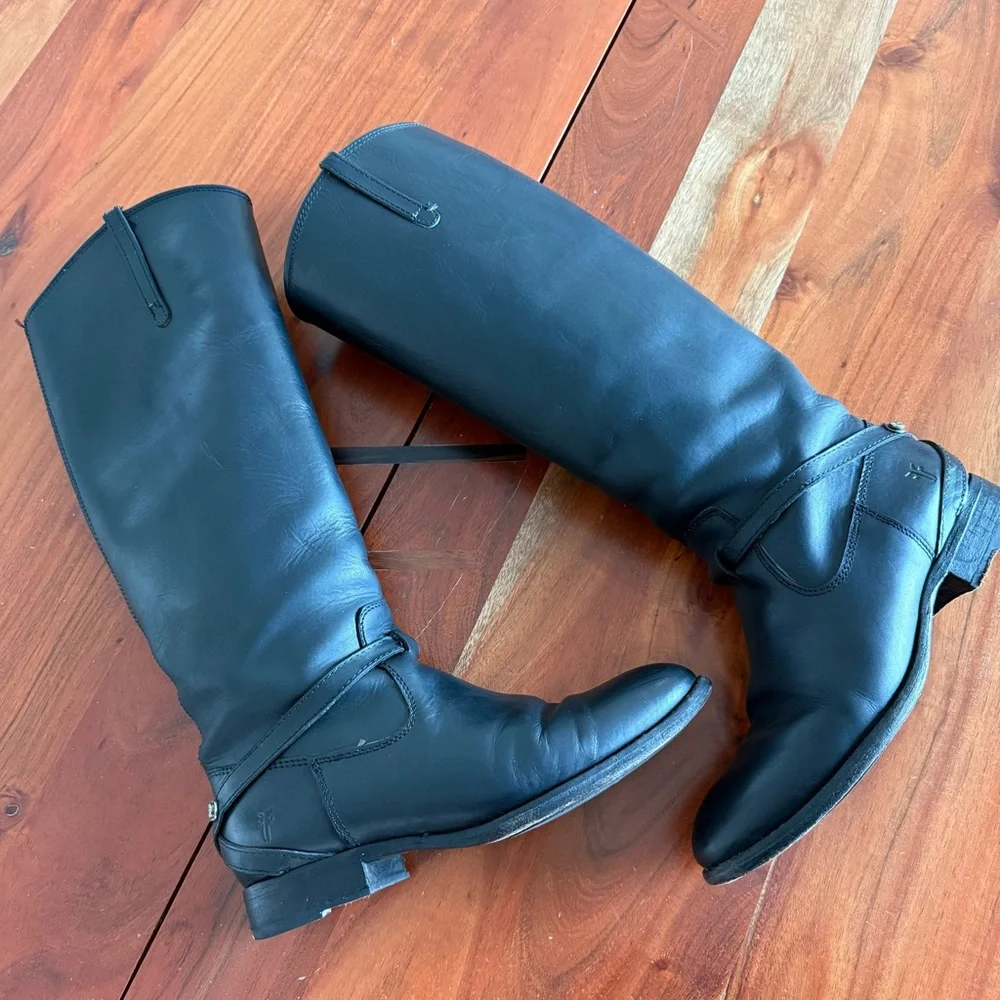 Frye sleek black