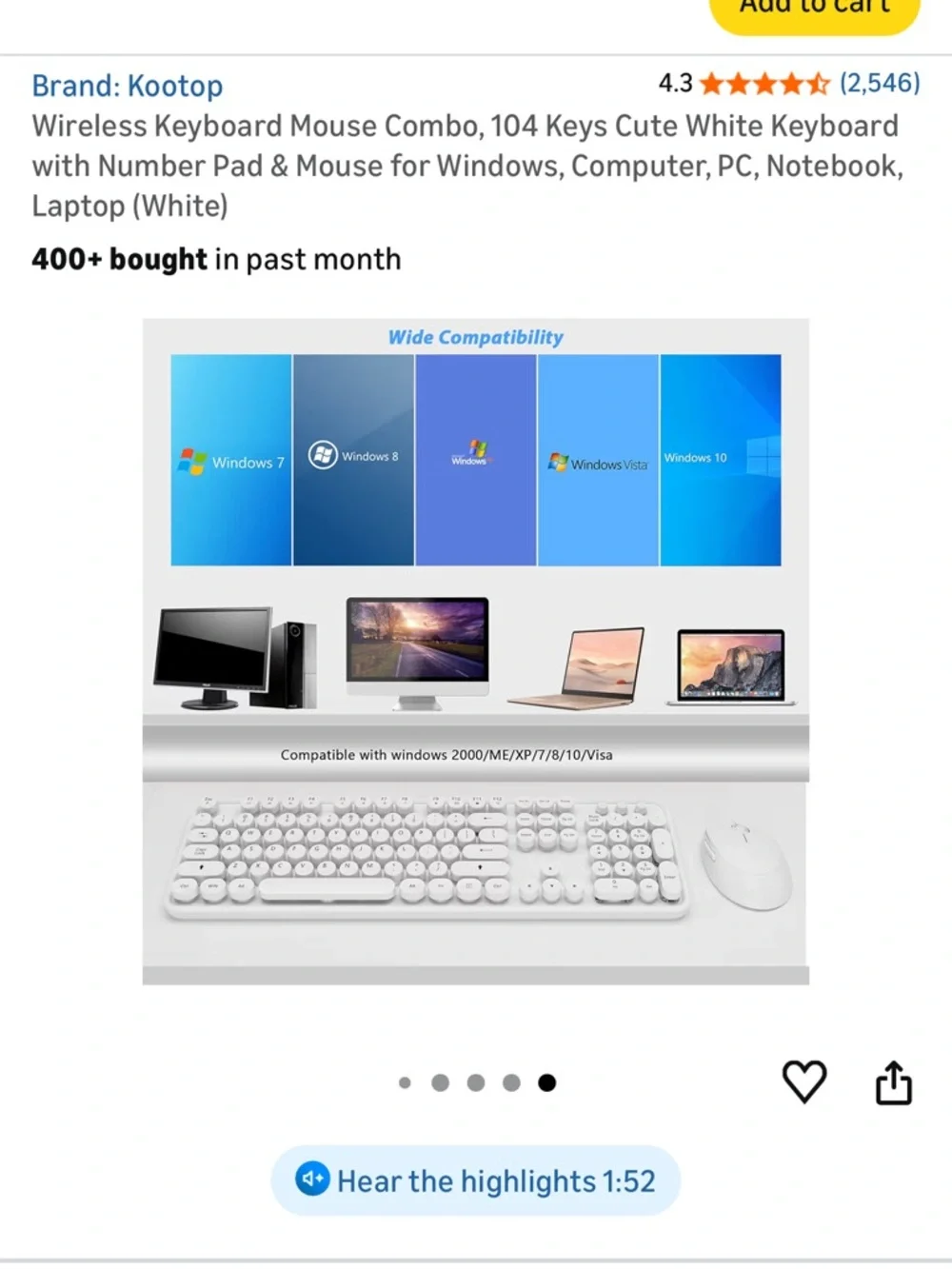 N/A white wireless