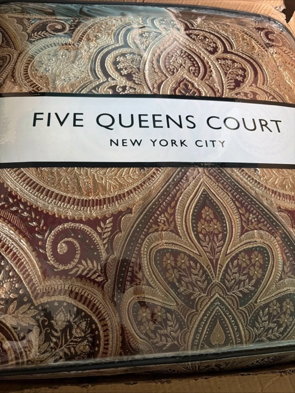 Five Queens Court design cotton
