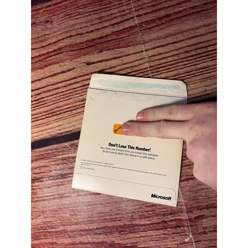 Microsoft 95 disc product