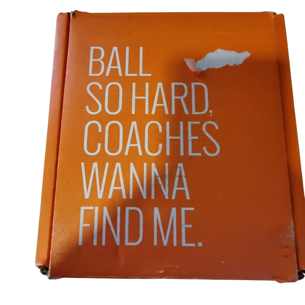 ShotTracker Basketball Training System Device with Charging Cable‎ Orange Blue