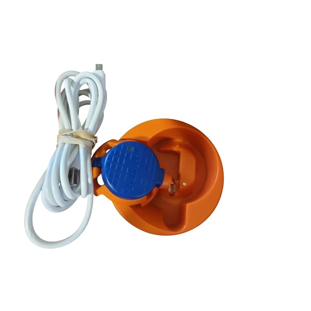 ShotTracker Basketball Training System Device with Charging Cable‎ Orange Blue
