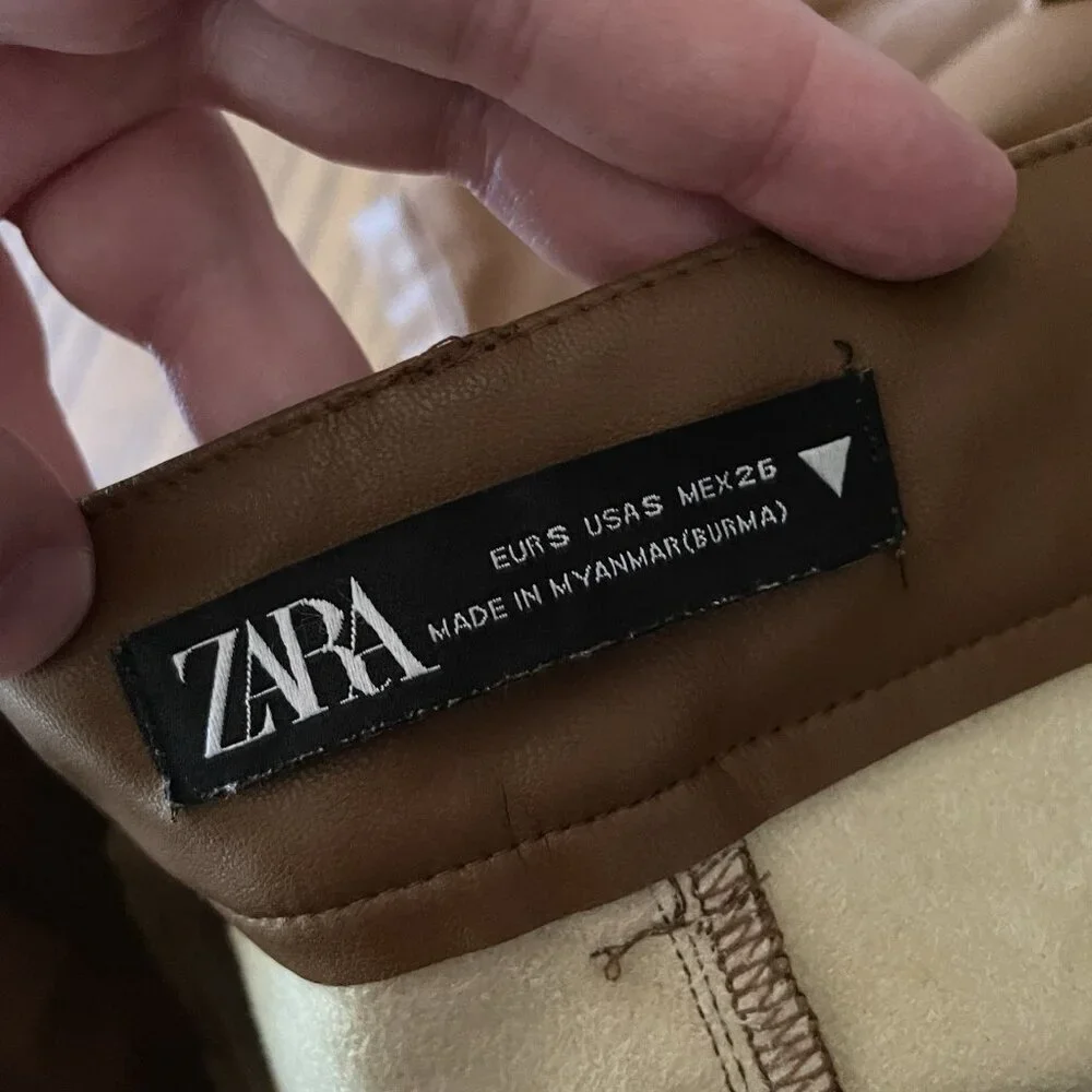 Zara women caramel