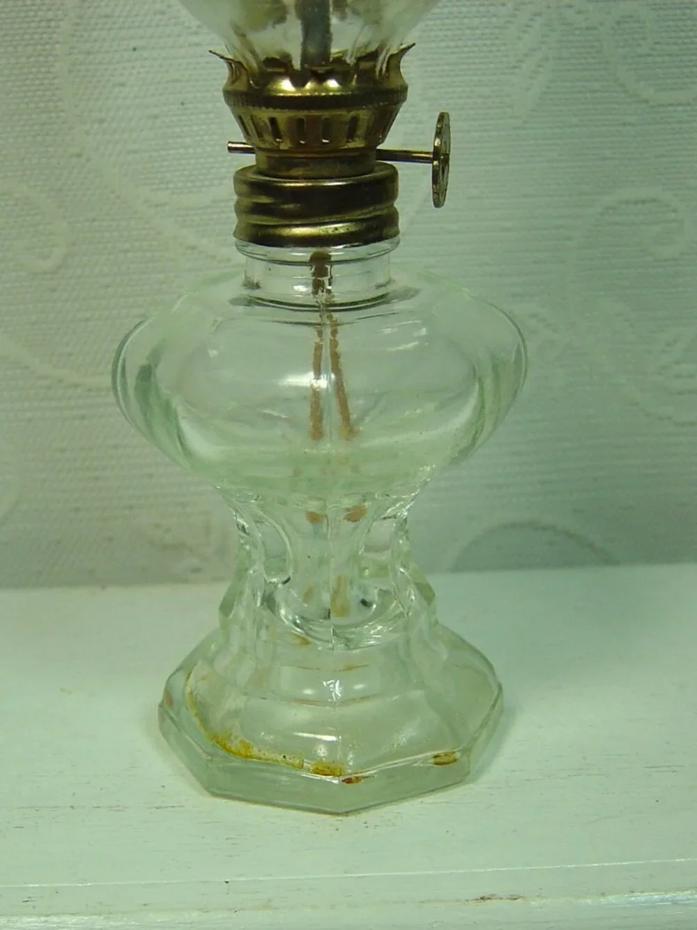 Vintage tall clear