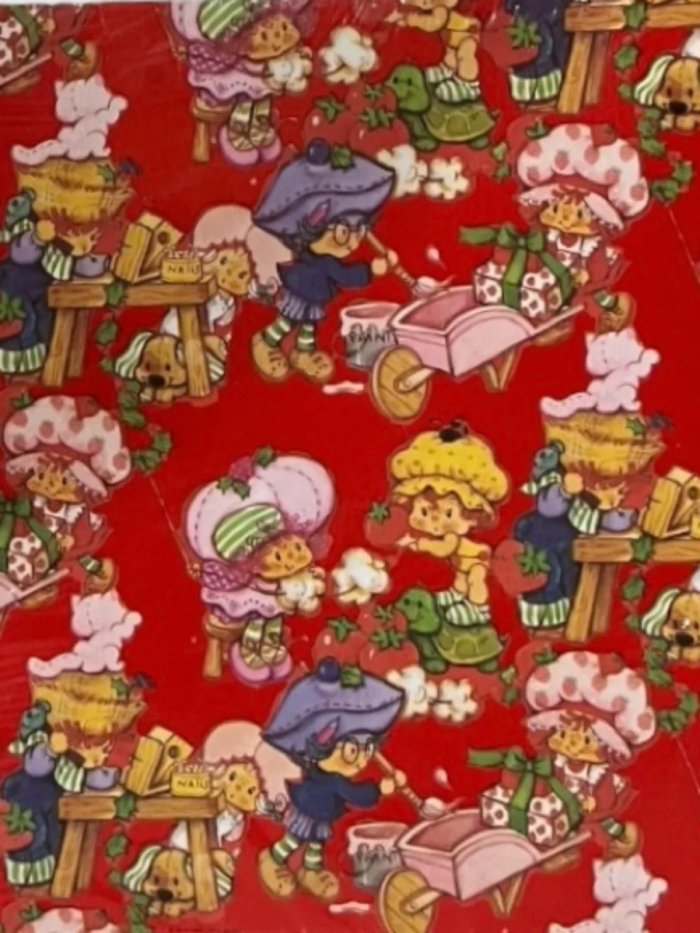 Vintage Strawberry Shortcake Christmas Holiday Gift Boxes - 2 Pack