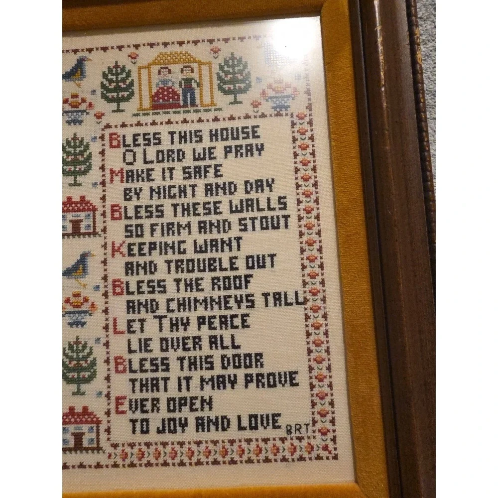 N/A vintage needlepoint