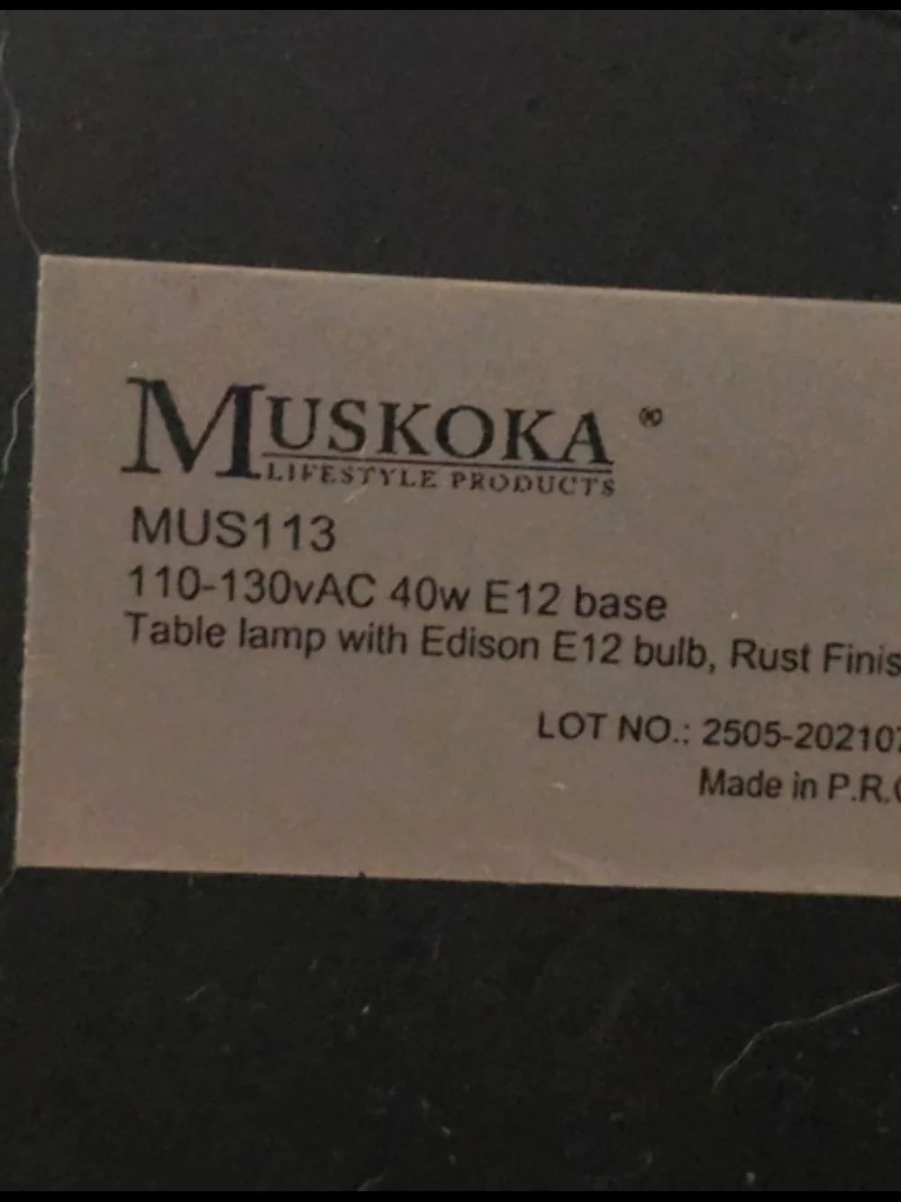 Muskoka rustic copper