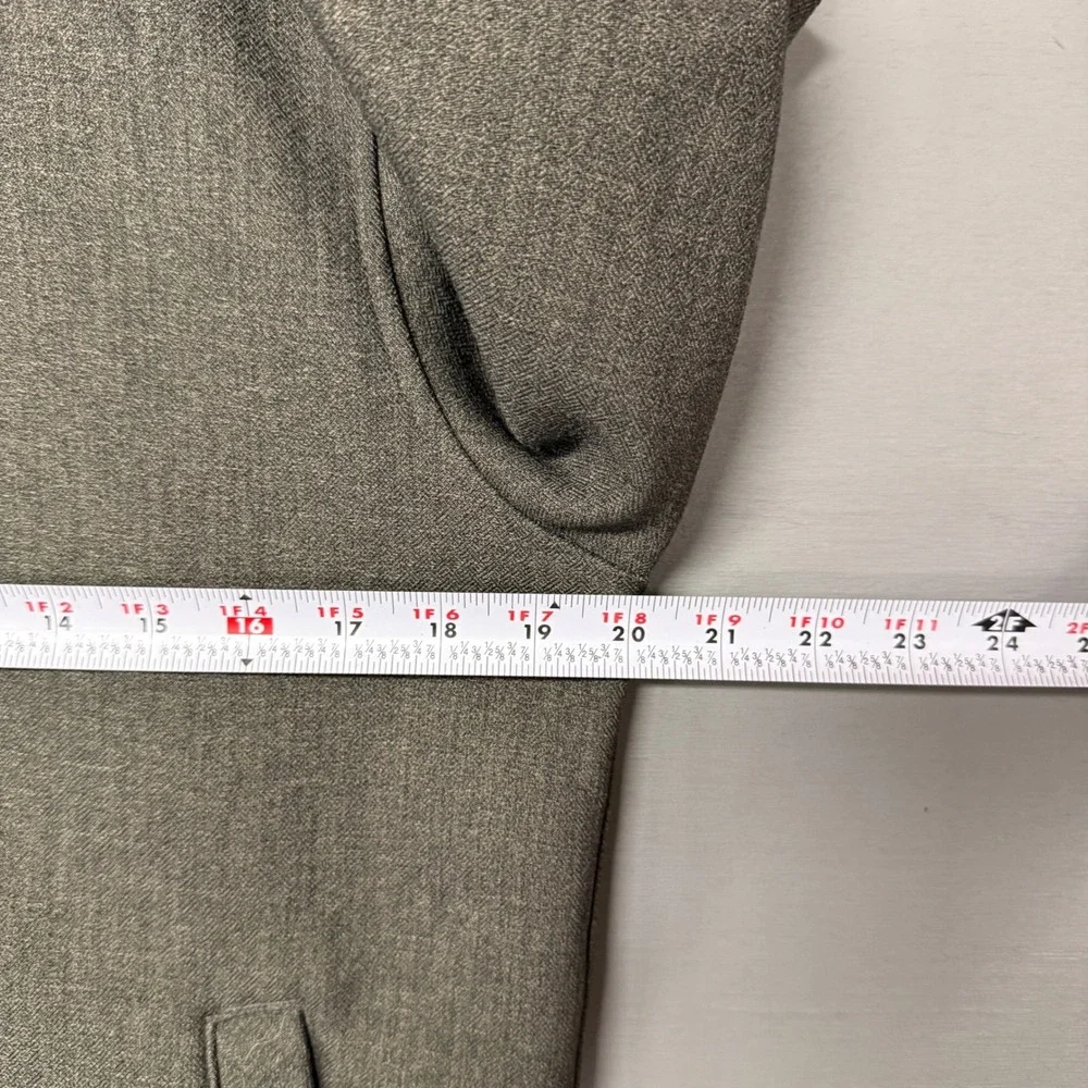 The North Face Full Zip Hoodie Grey Heather Fleece Lined Jacket Small Mens