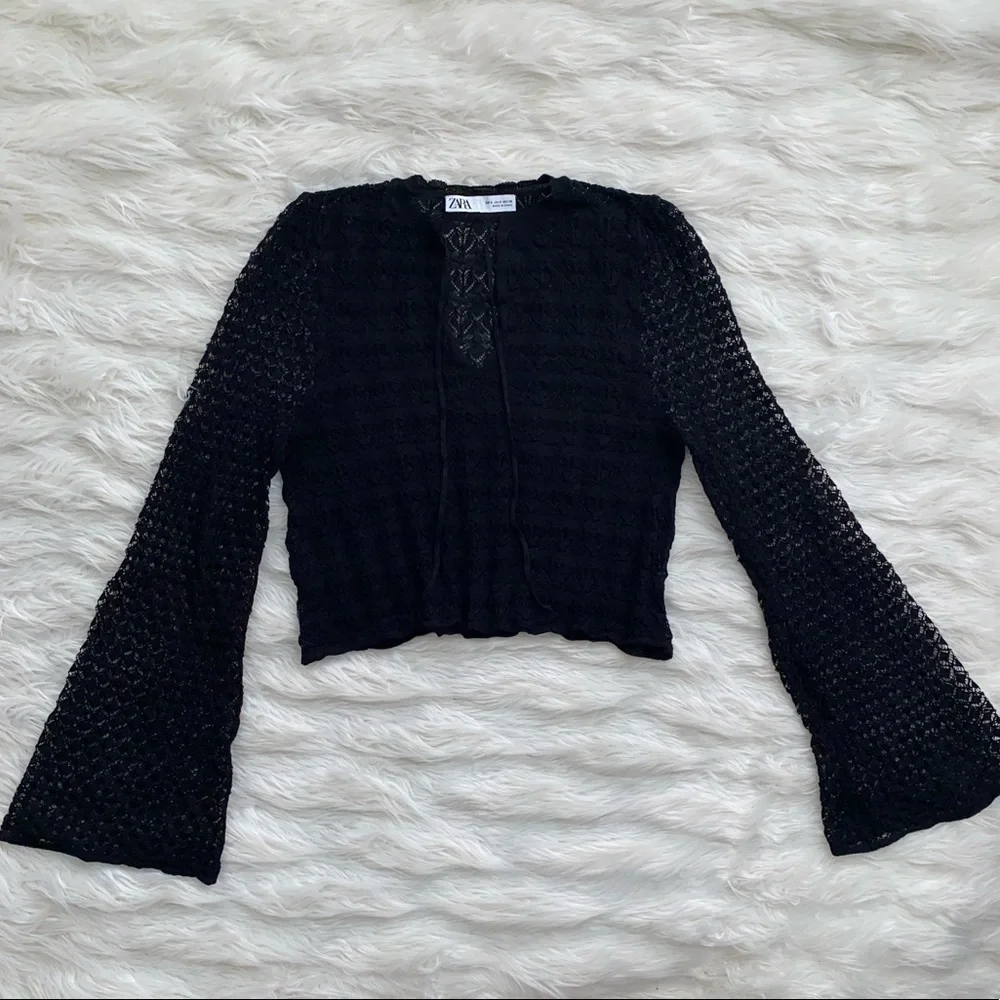 Zara black bralette