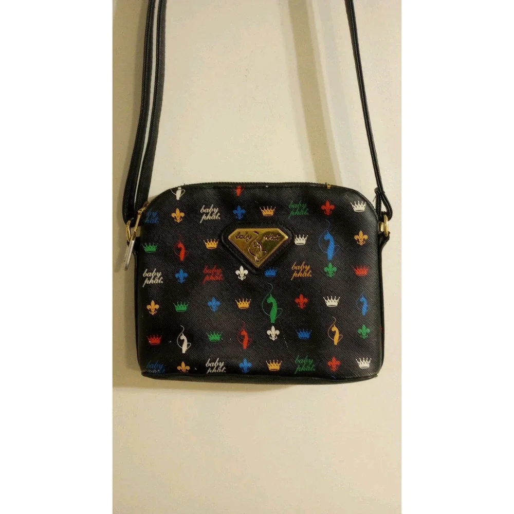 Y2K Vintage Baby Phat Rainbow Logo Purse‎ Handbag VGUC