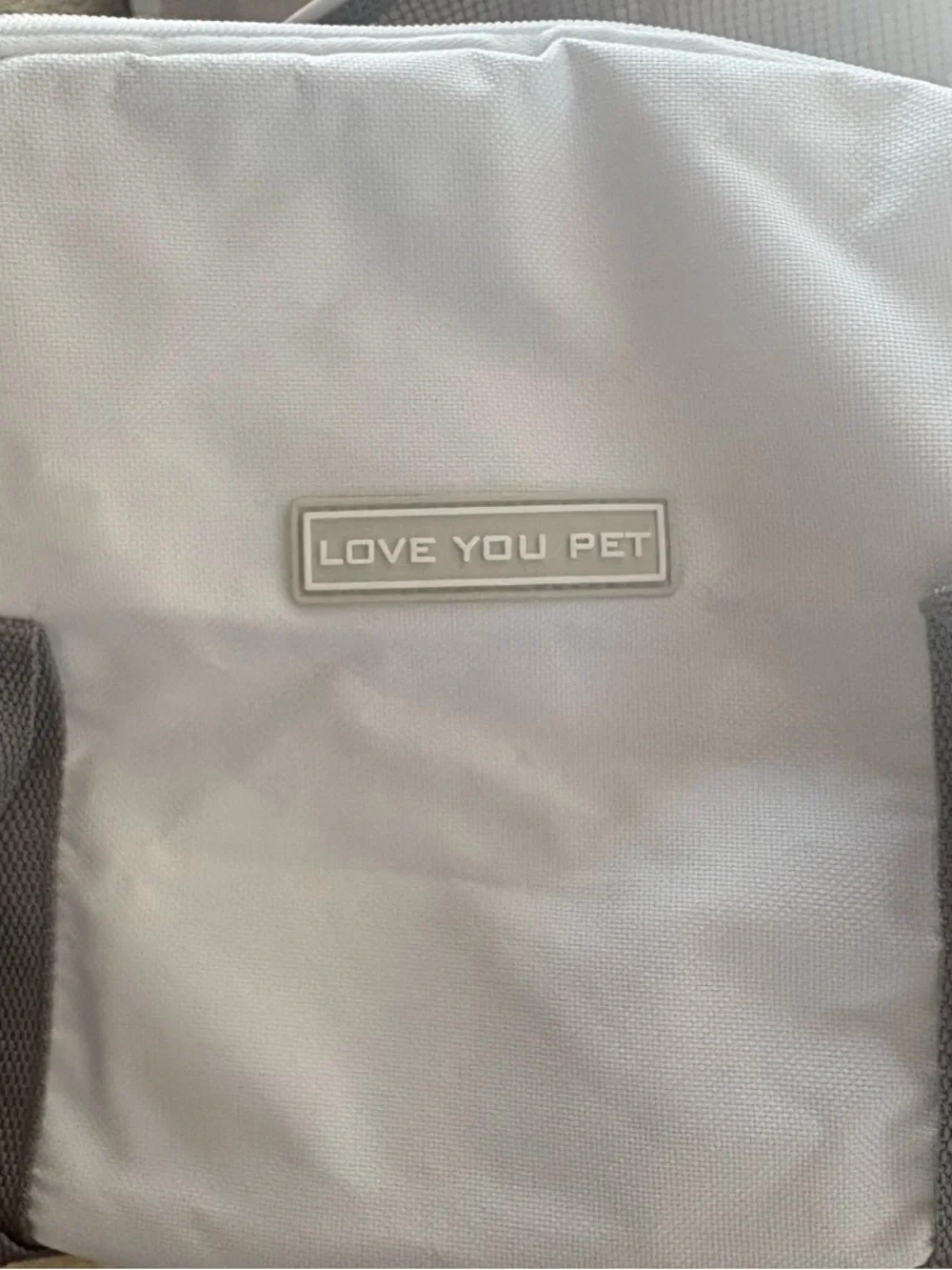 Love You Pet grey white