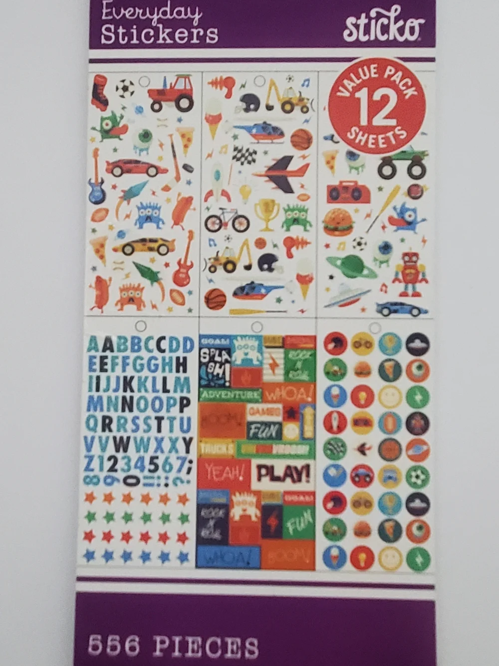 Planner & Sticker Pack - Assorted Colors