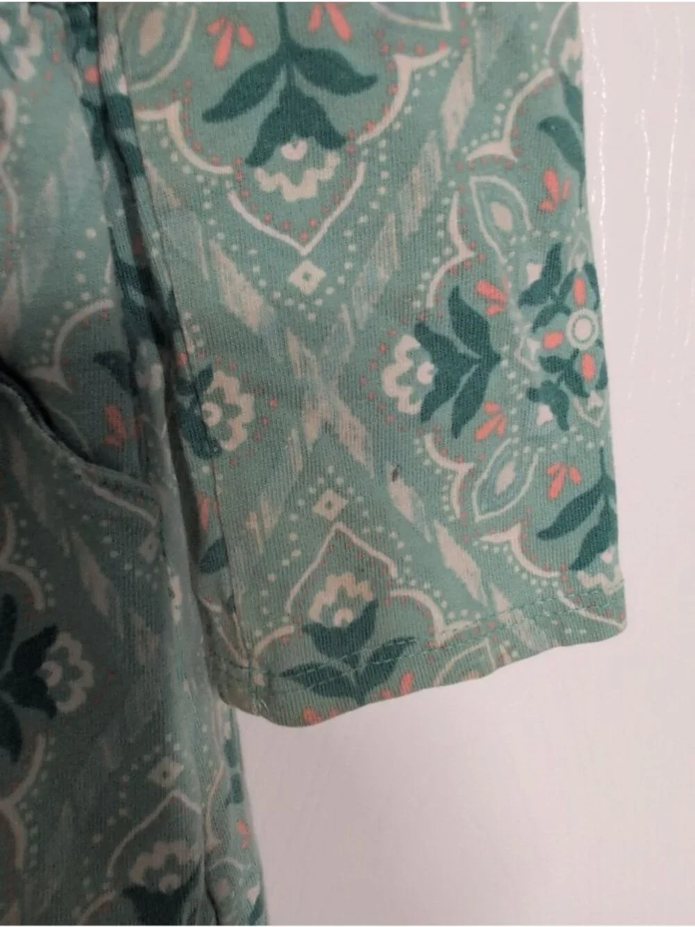 Garnet Hill green cotton