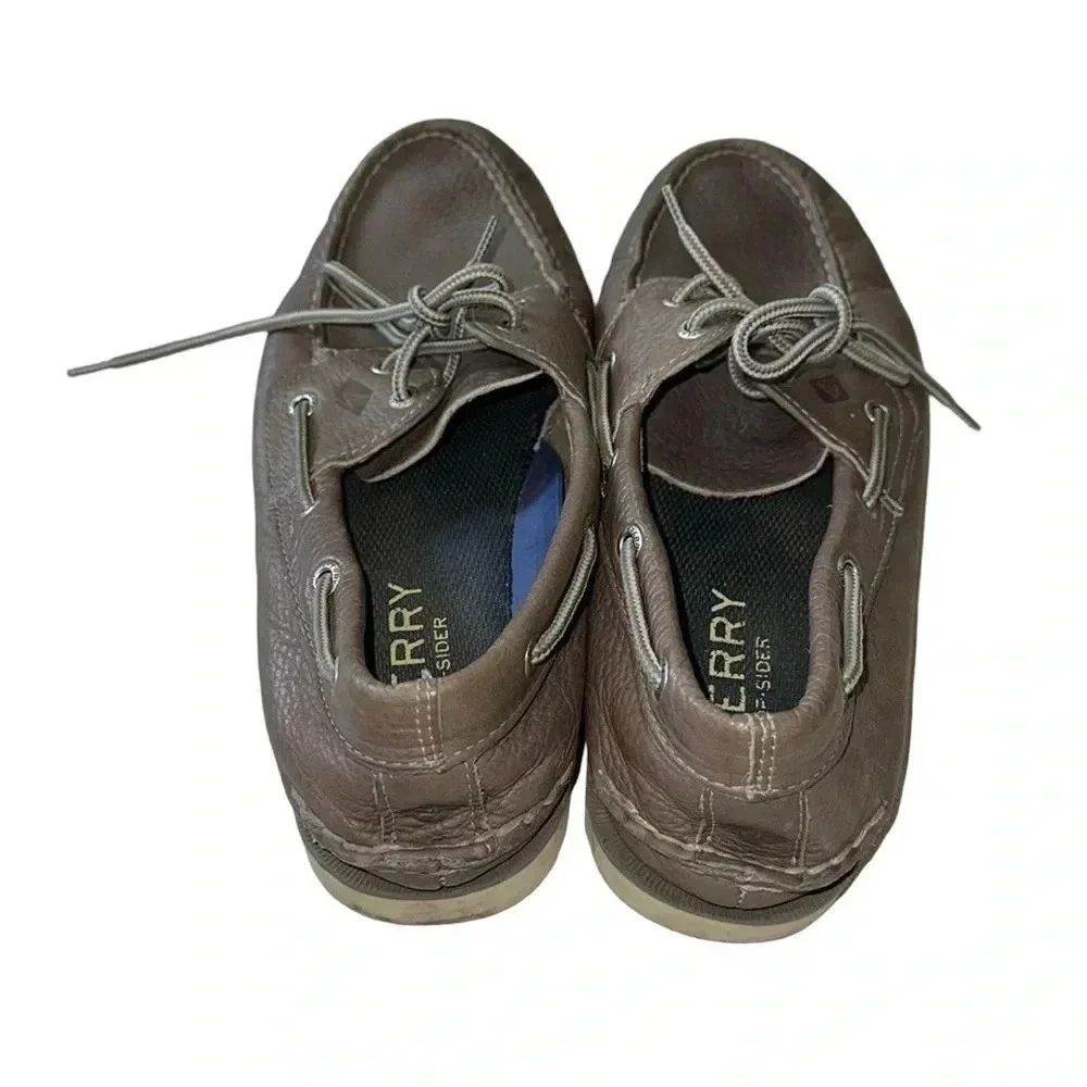 Sperry gray leather