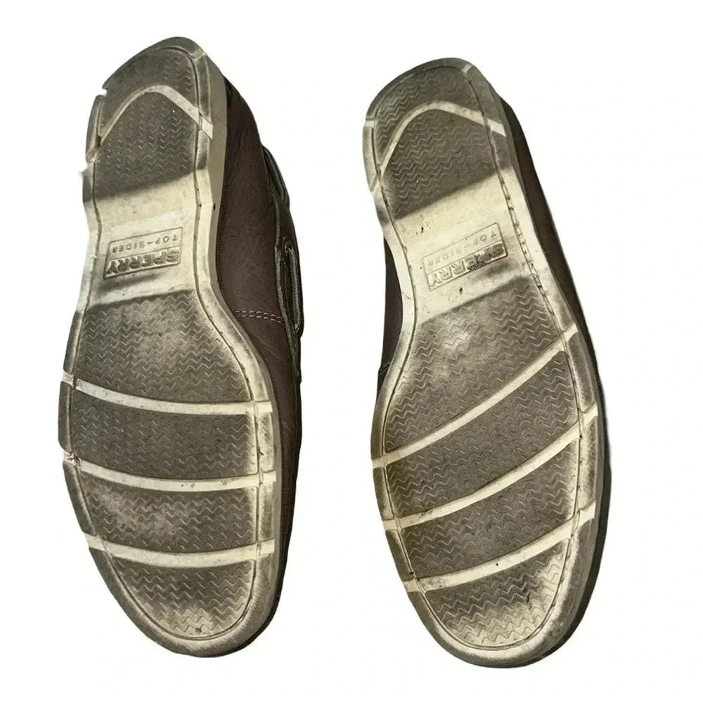 Sperry gray leather