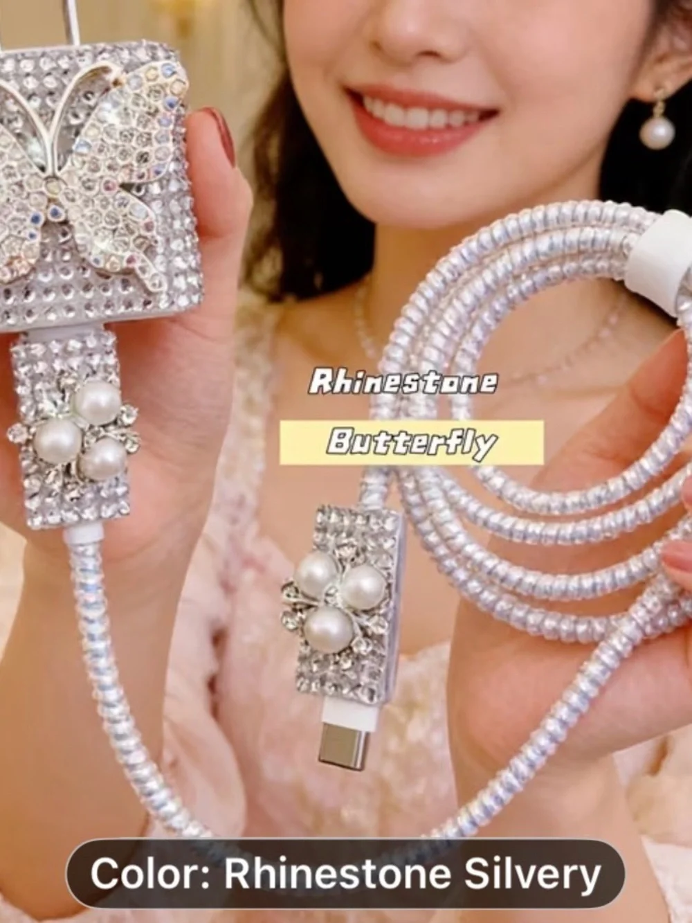 N/A rhinestone butterfly