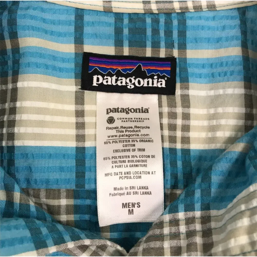 Patagonia puckerware plaid