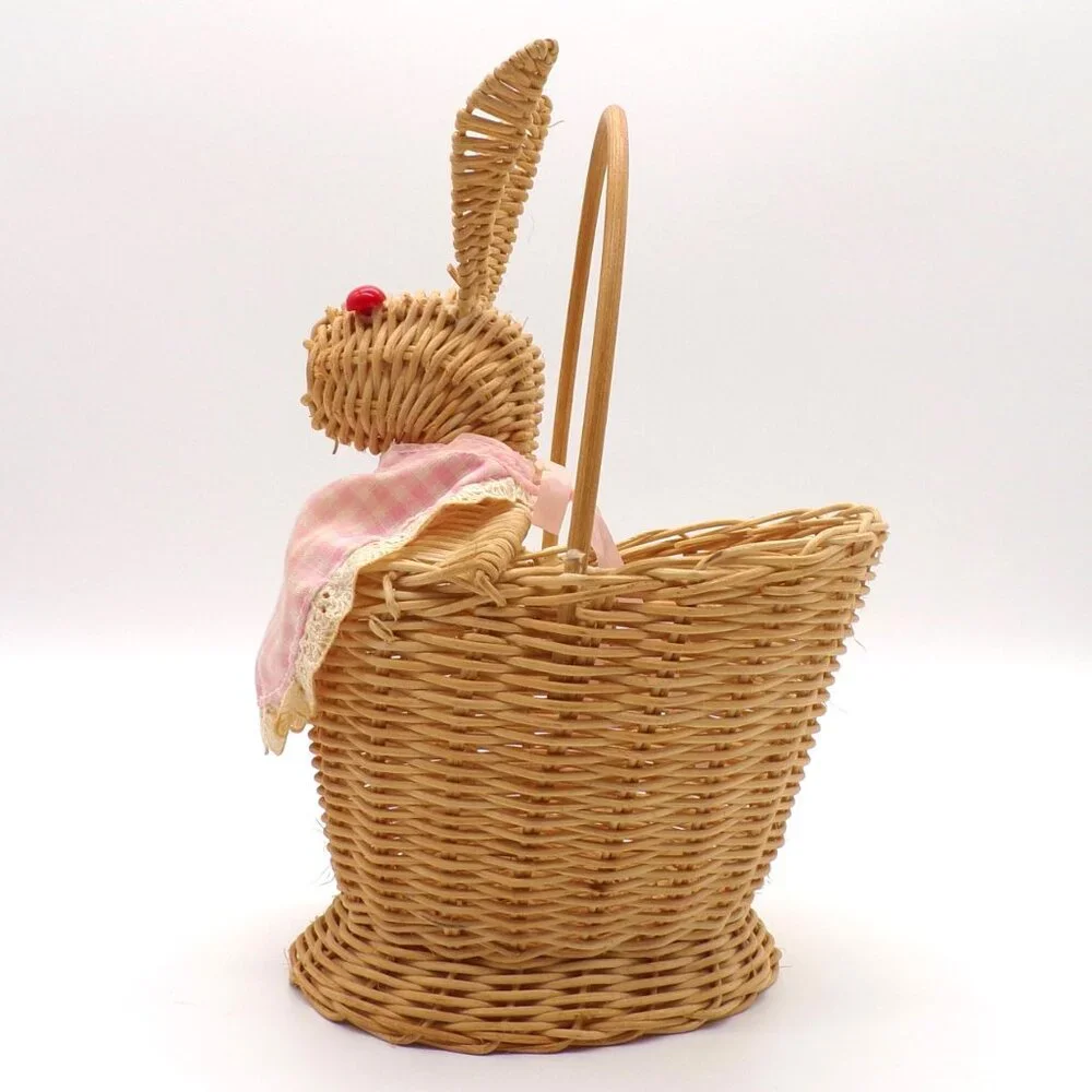 Vintage bunny basket