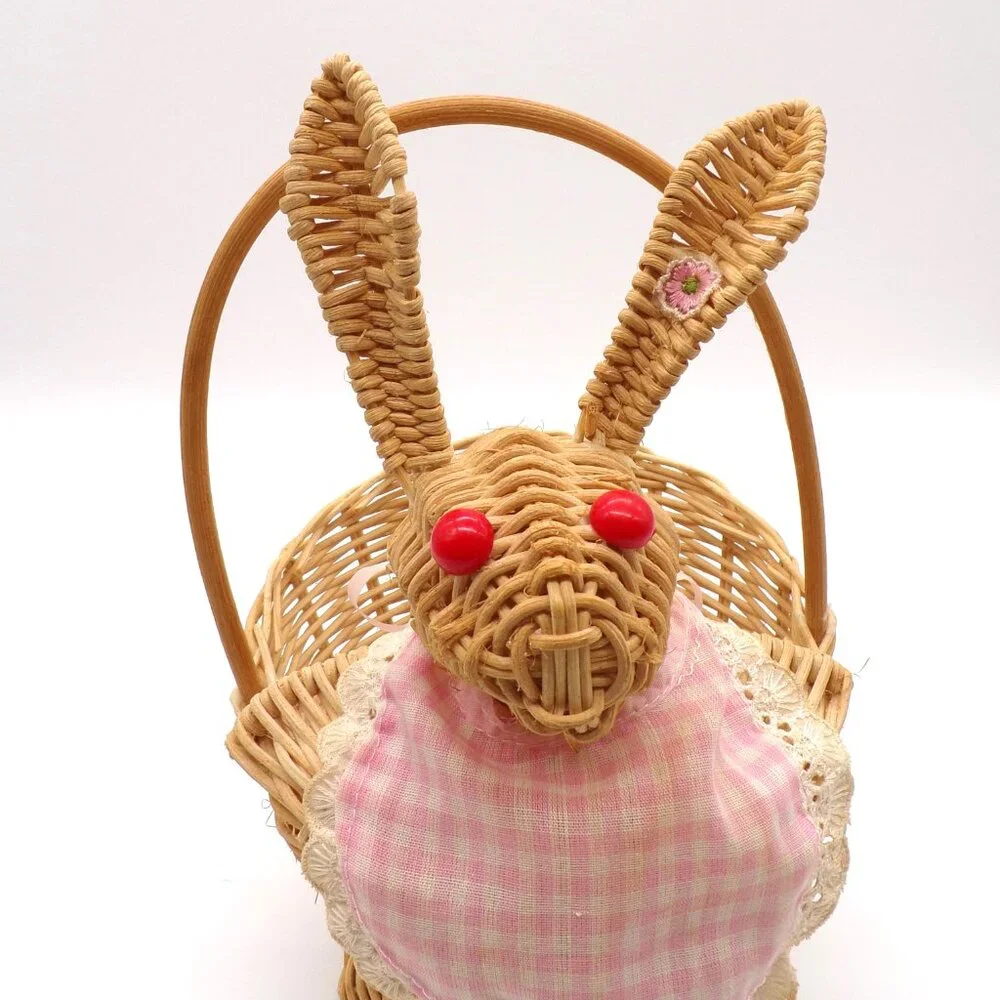 Vintage bunny basket