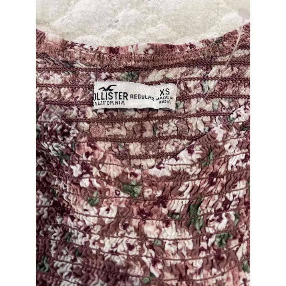 Hollister brown floral