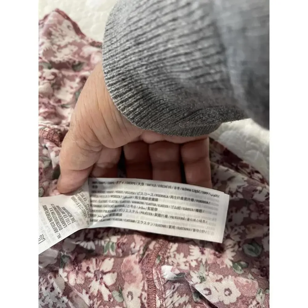 Hollister brown floral