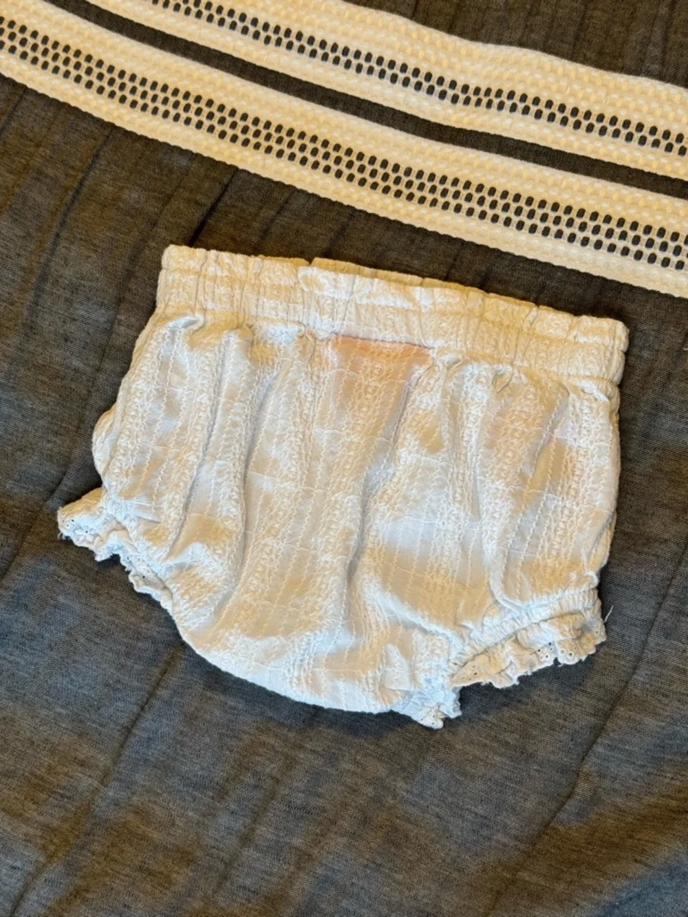 Juicy Couture white diaper