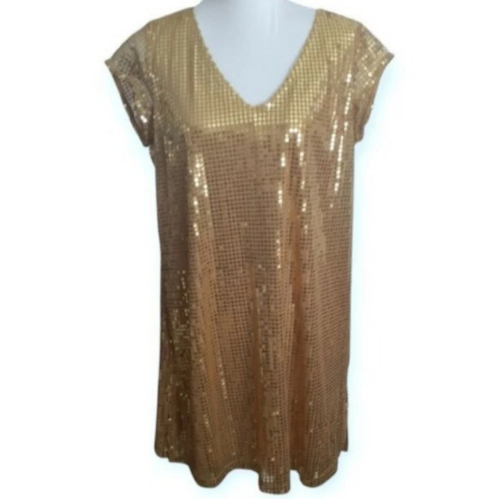 No Brand gold sequin