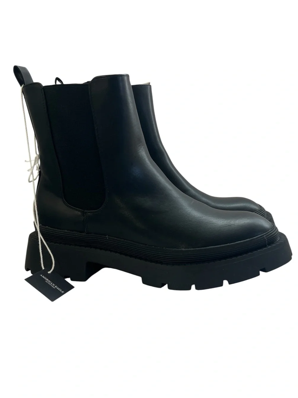 NEW American Eagle Chelsea Boots Black NWT Size 10