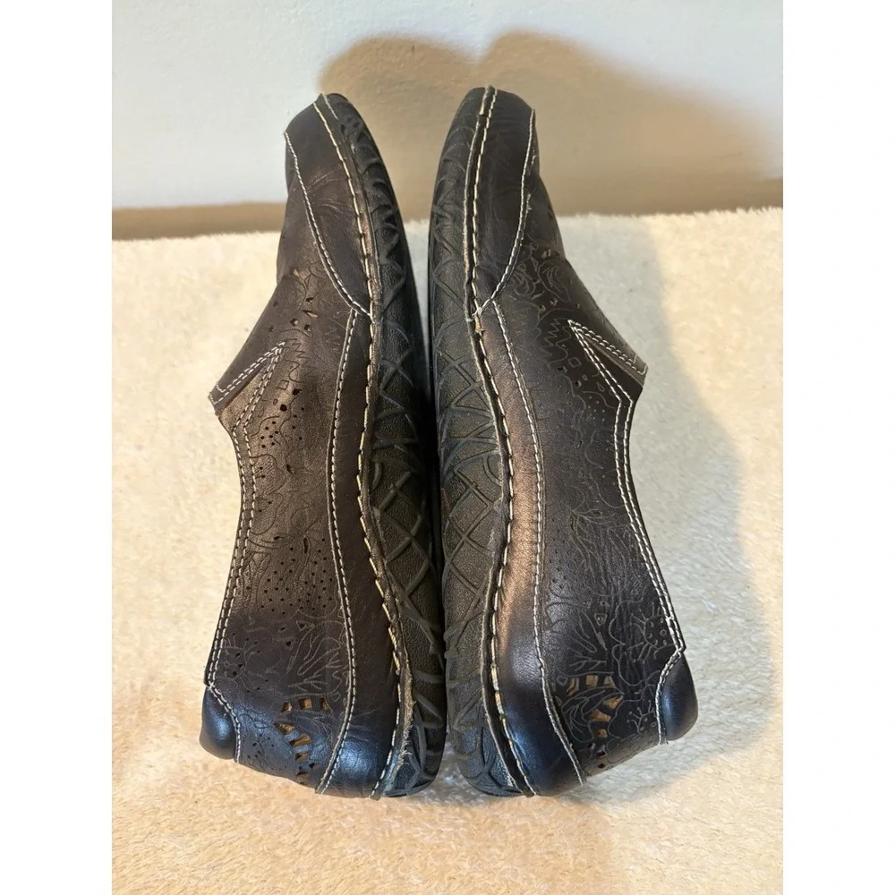 L'Artiste Spring Step -‎ Libora-B Women's Size 37 (6.5) Black Leather EUC