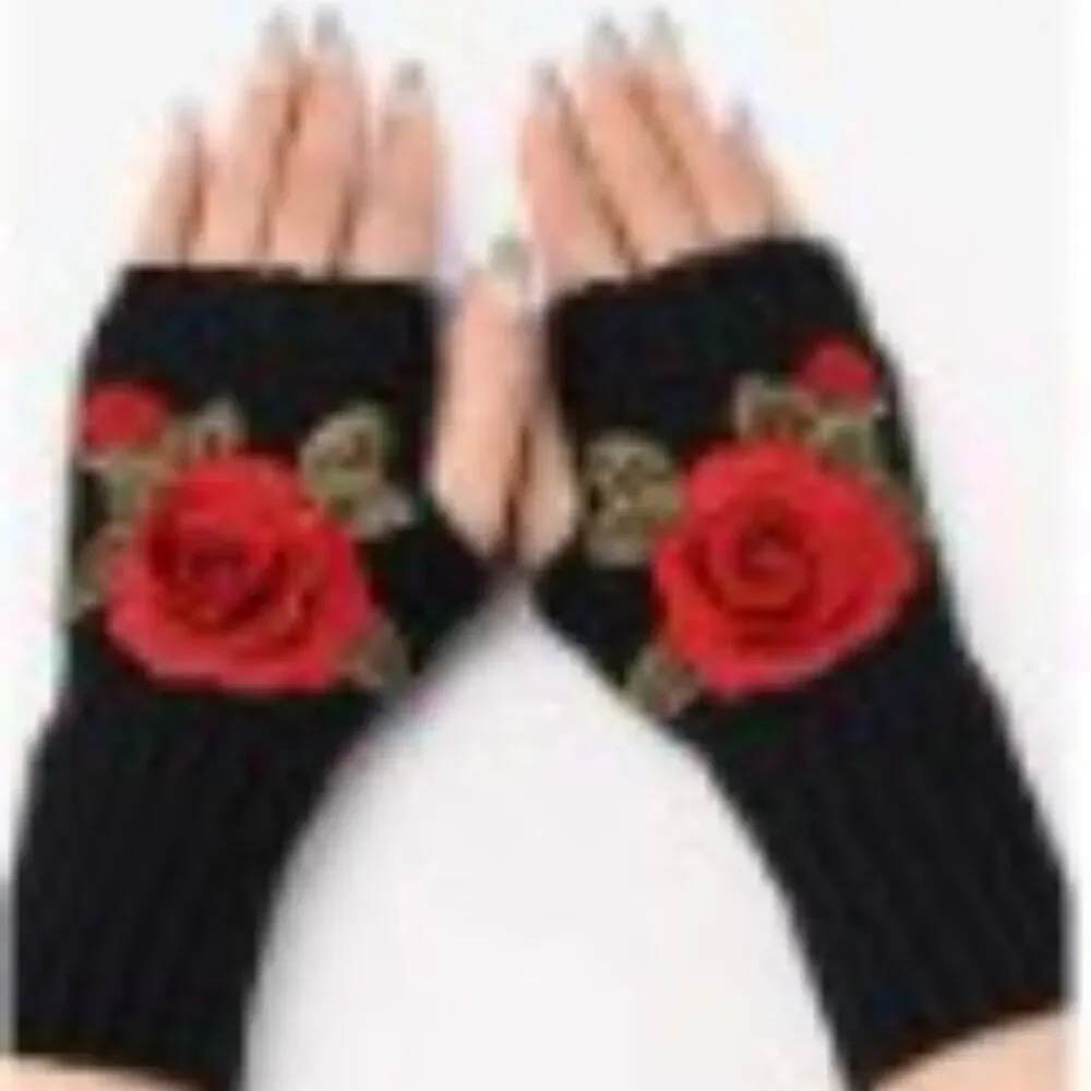 black gloves
