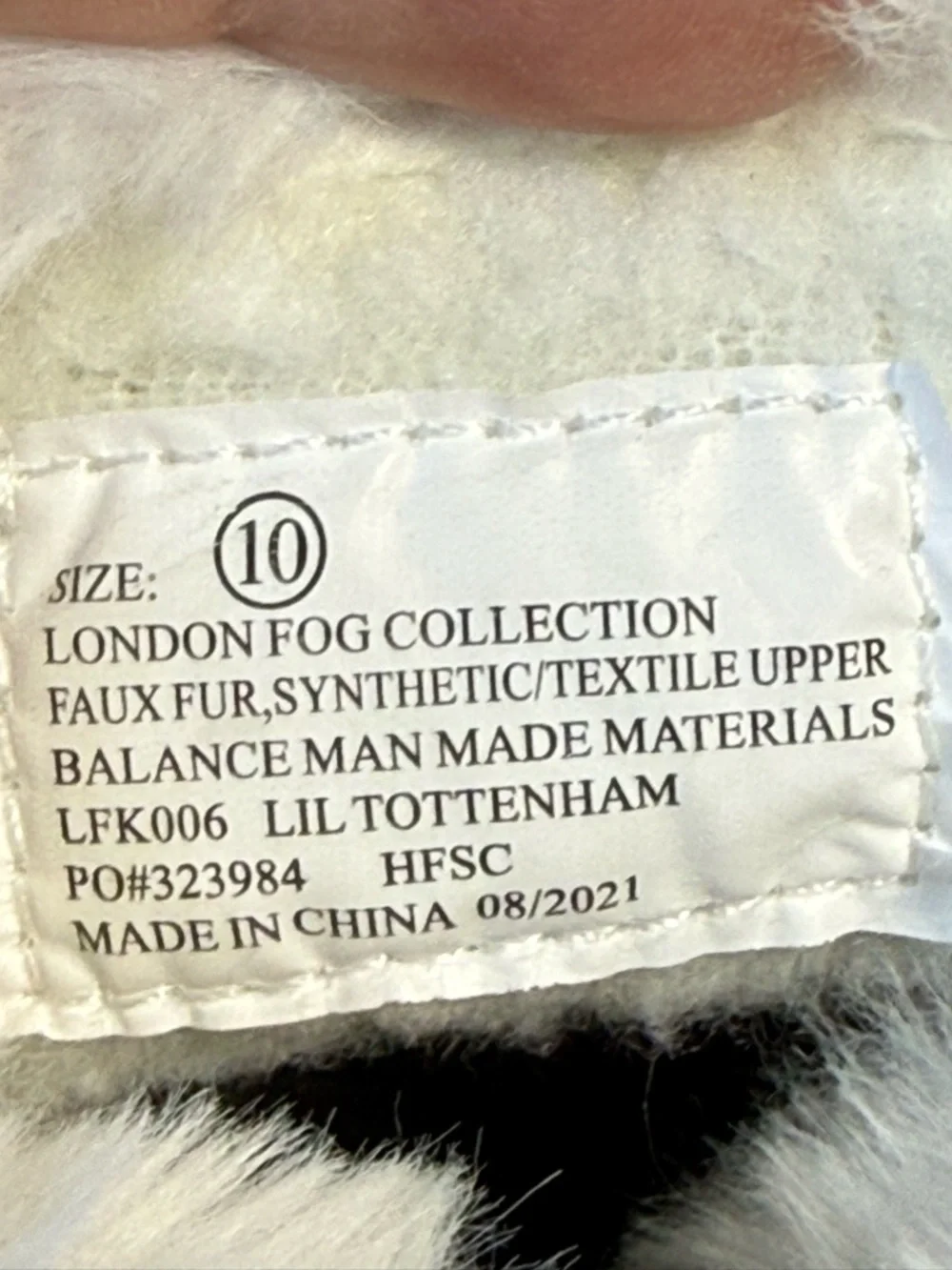 N/A london fog