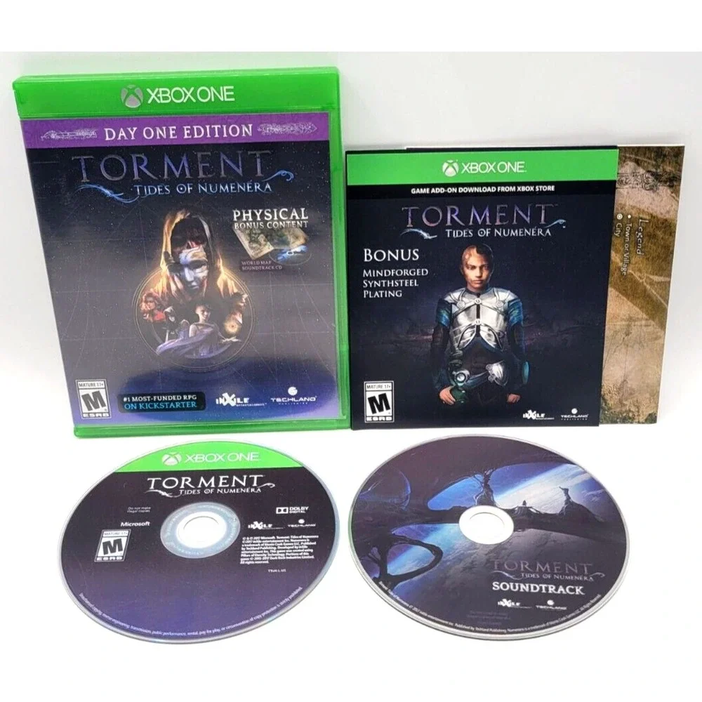 Torment: Tides Of Numenera Day one Edition XBOX One‎ CIB Game
