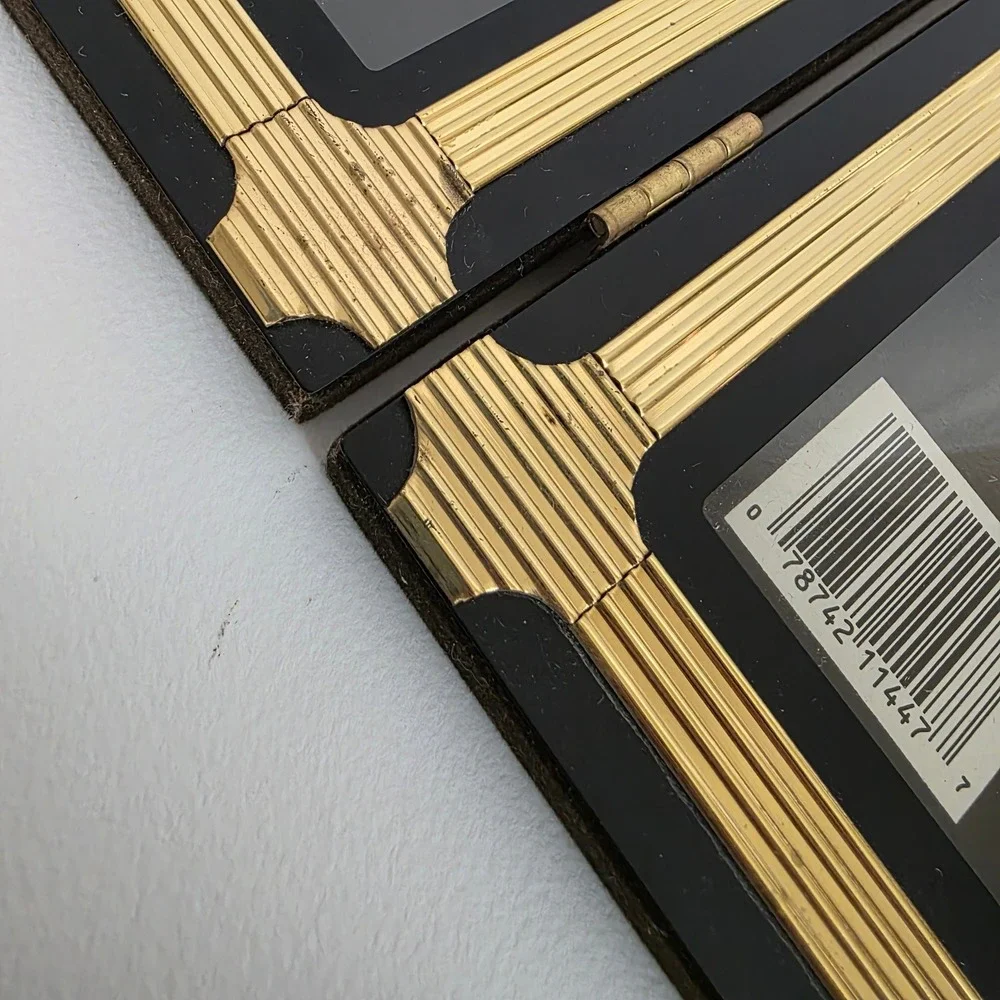 Solid Brass gold trim