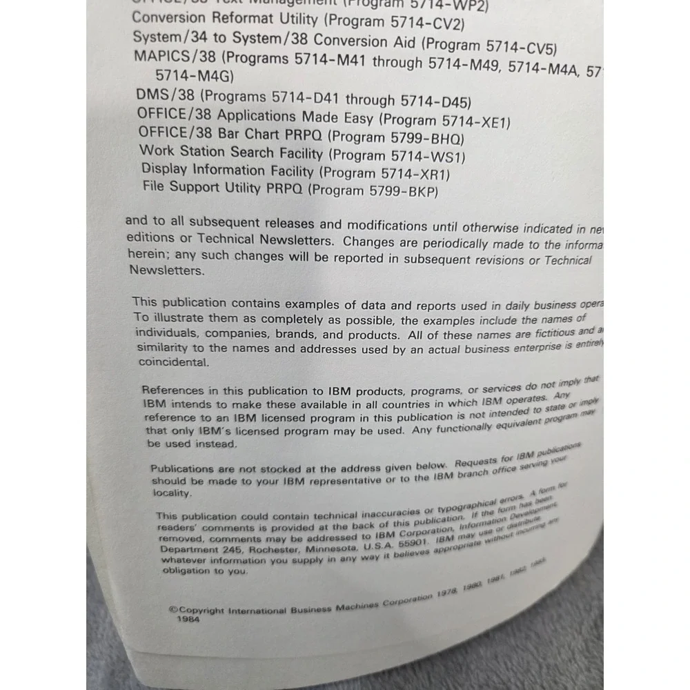 Ibm please review