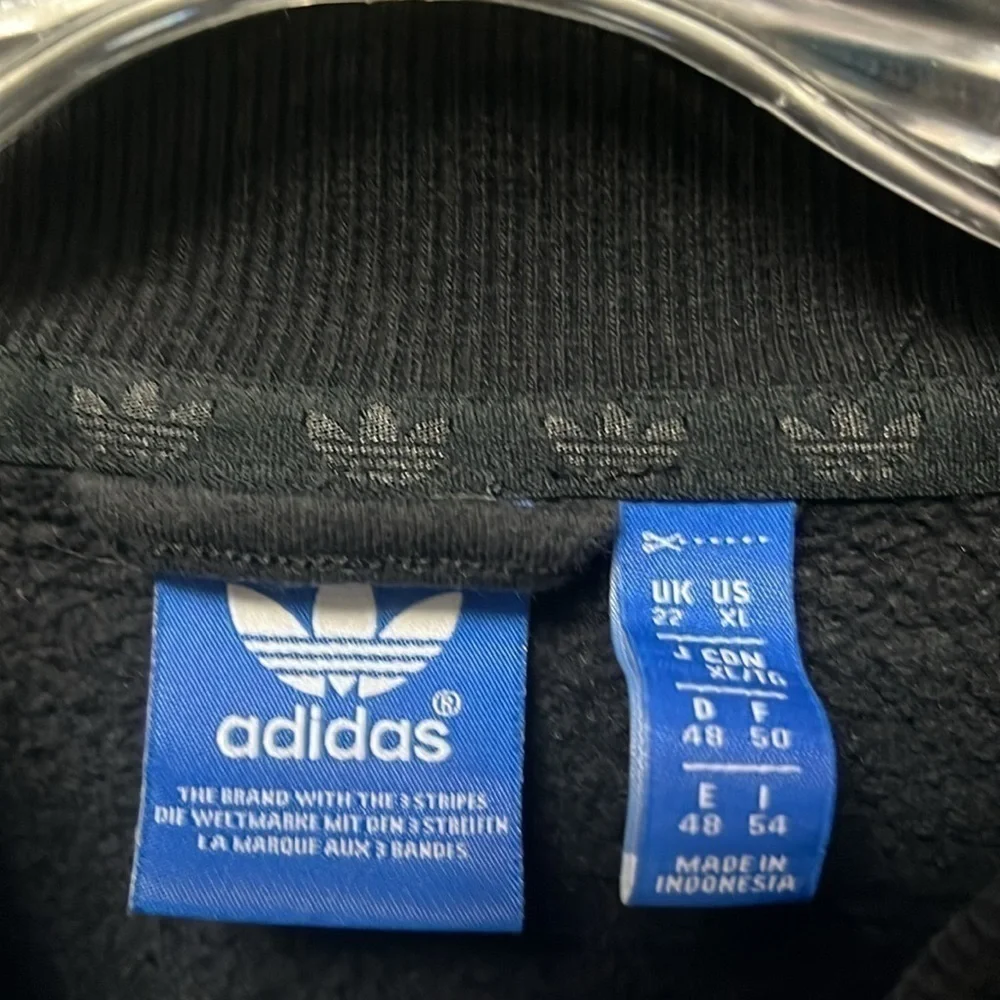 Adidas- black full zip jacket