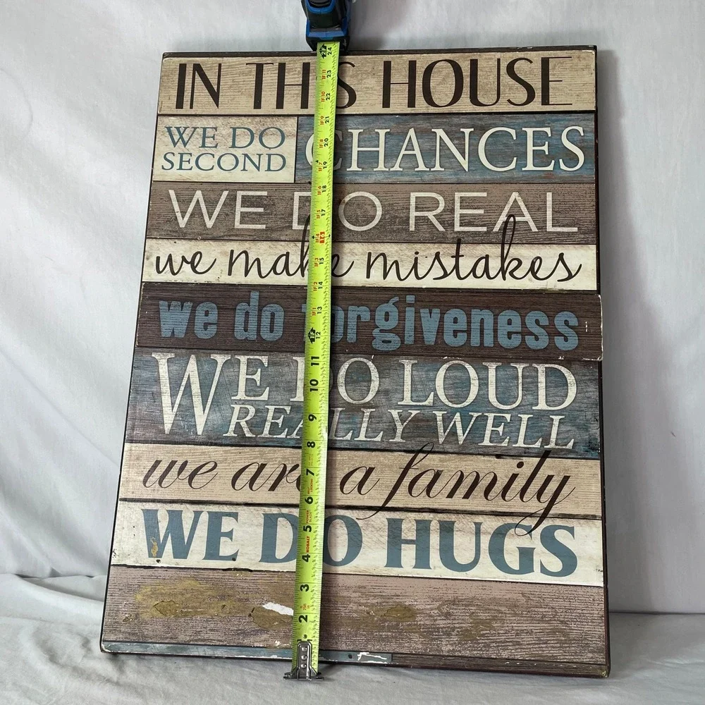 N/A plaque farmhouse message