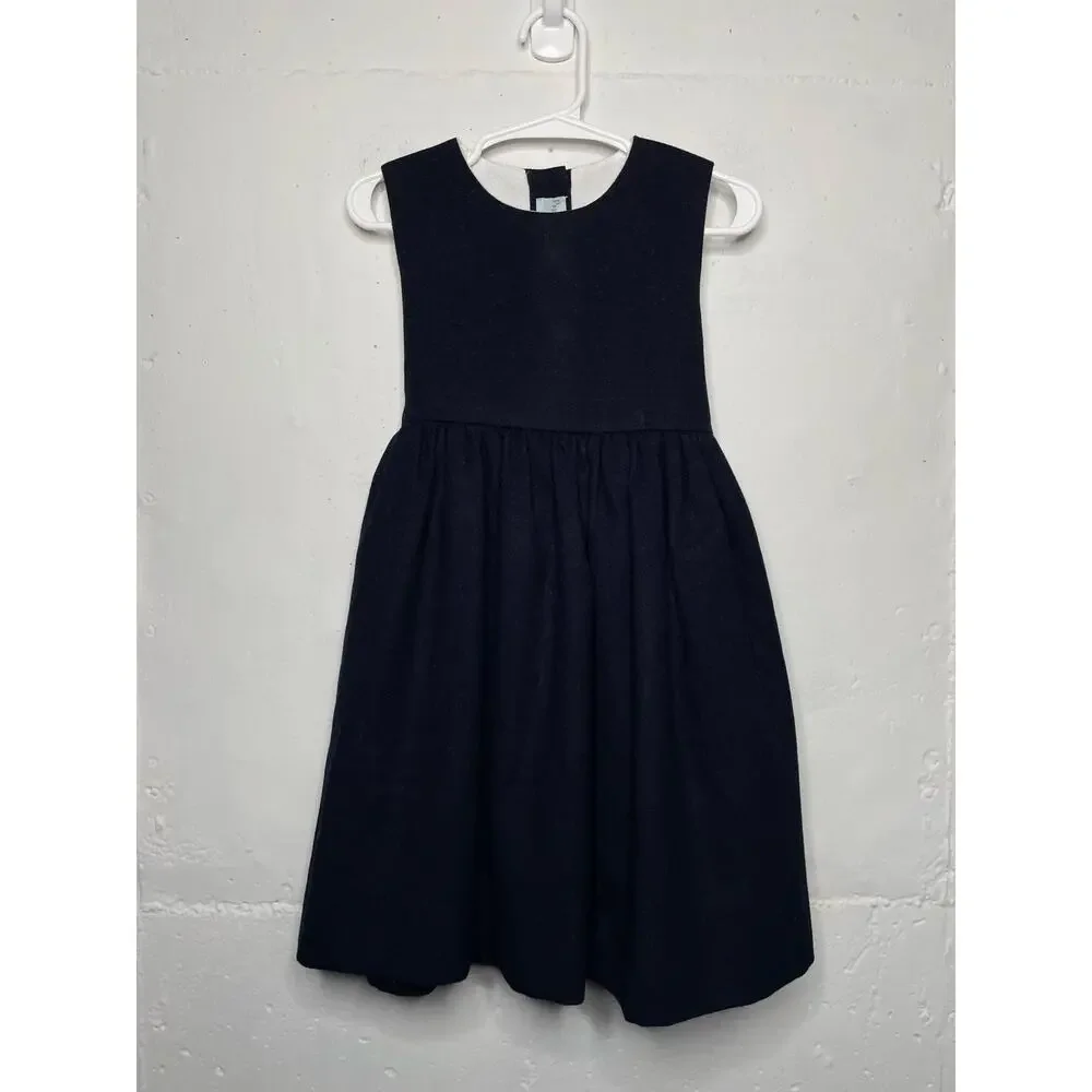 Papo D'anjo Navy Dress Girls Size 2 Years
