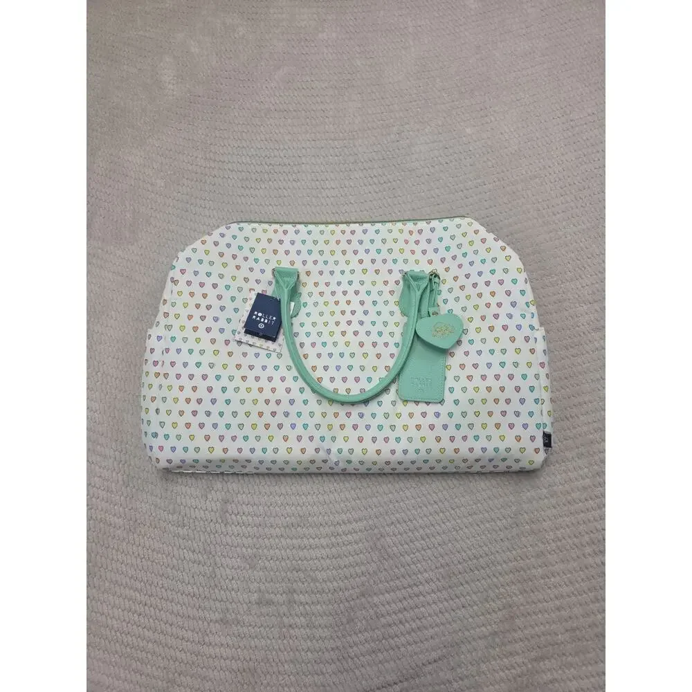 Roller Rabbit x Target Duffle Bag Multicolor Hearts Softside 20x9.5x12