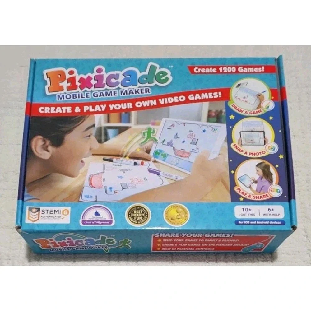 Pixicade Game Mobile Game Maker‎ Create and Play 1200 Games NEW 2021