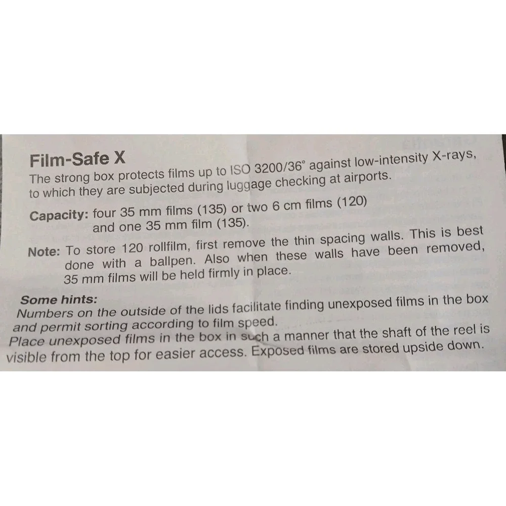 Hama film safe