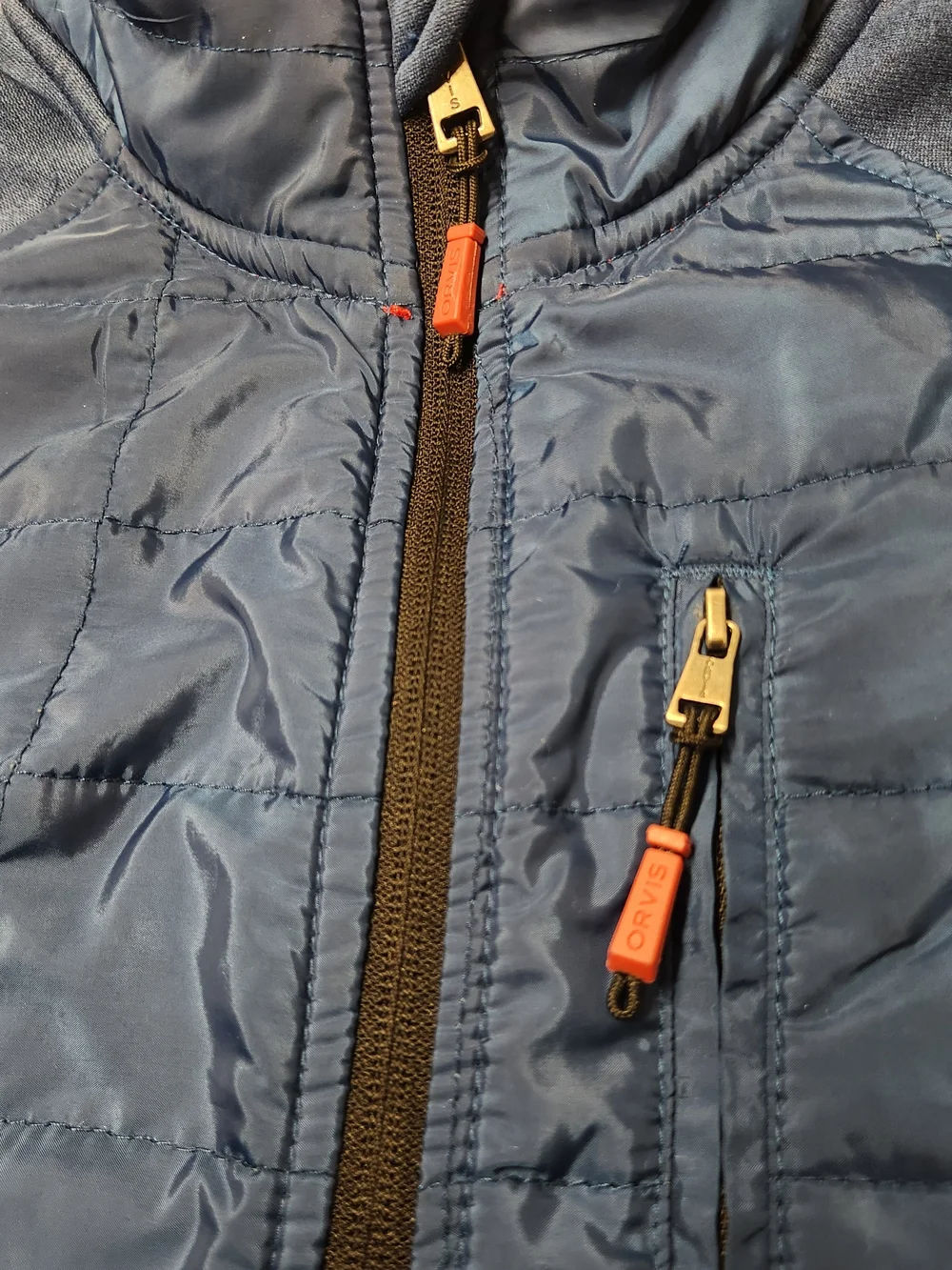 Orvis zippered fleece lightweight