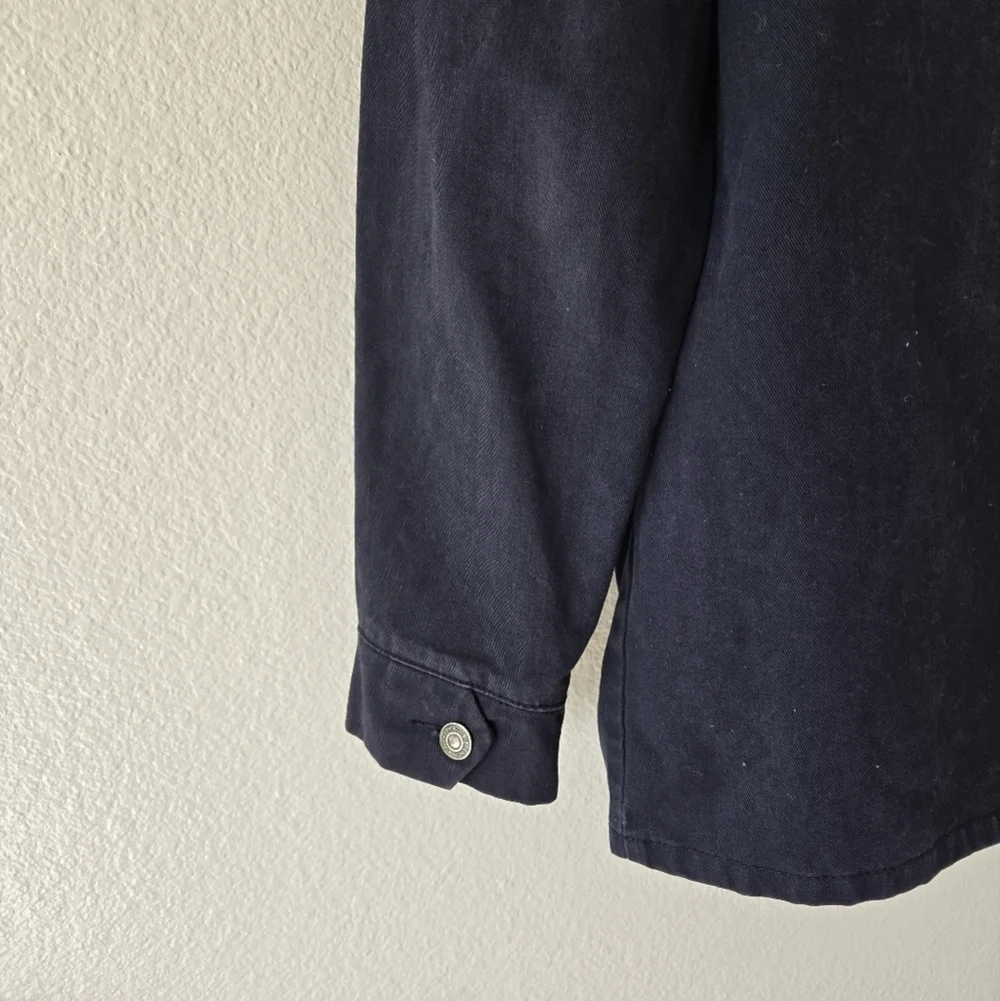 French Connection Mens Utility Canvas 100% cotton‎ Jacket Marine size XL in Navy