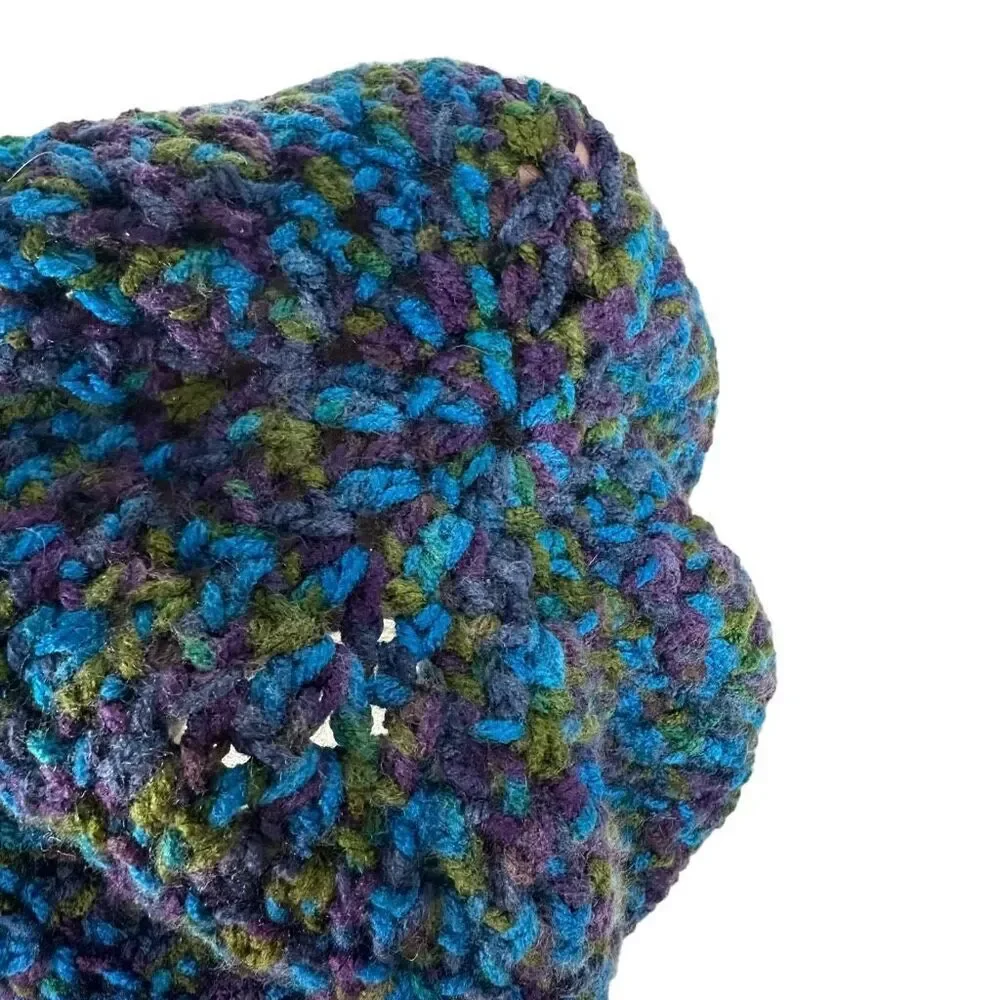 Homemade knit beanie