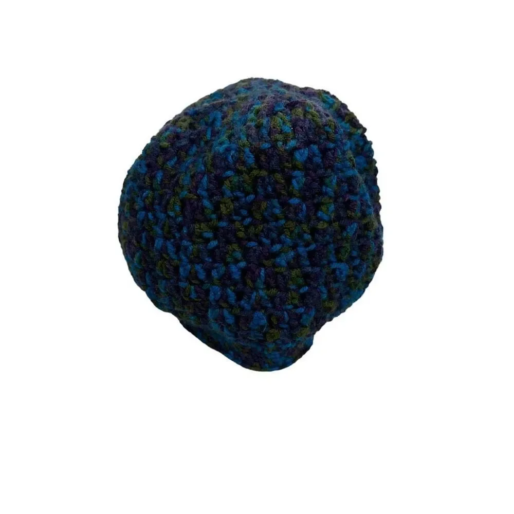 Homemade knit beanie