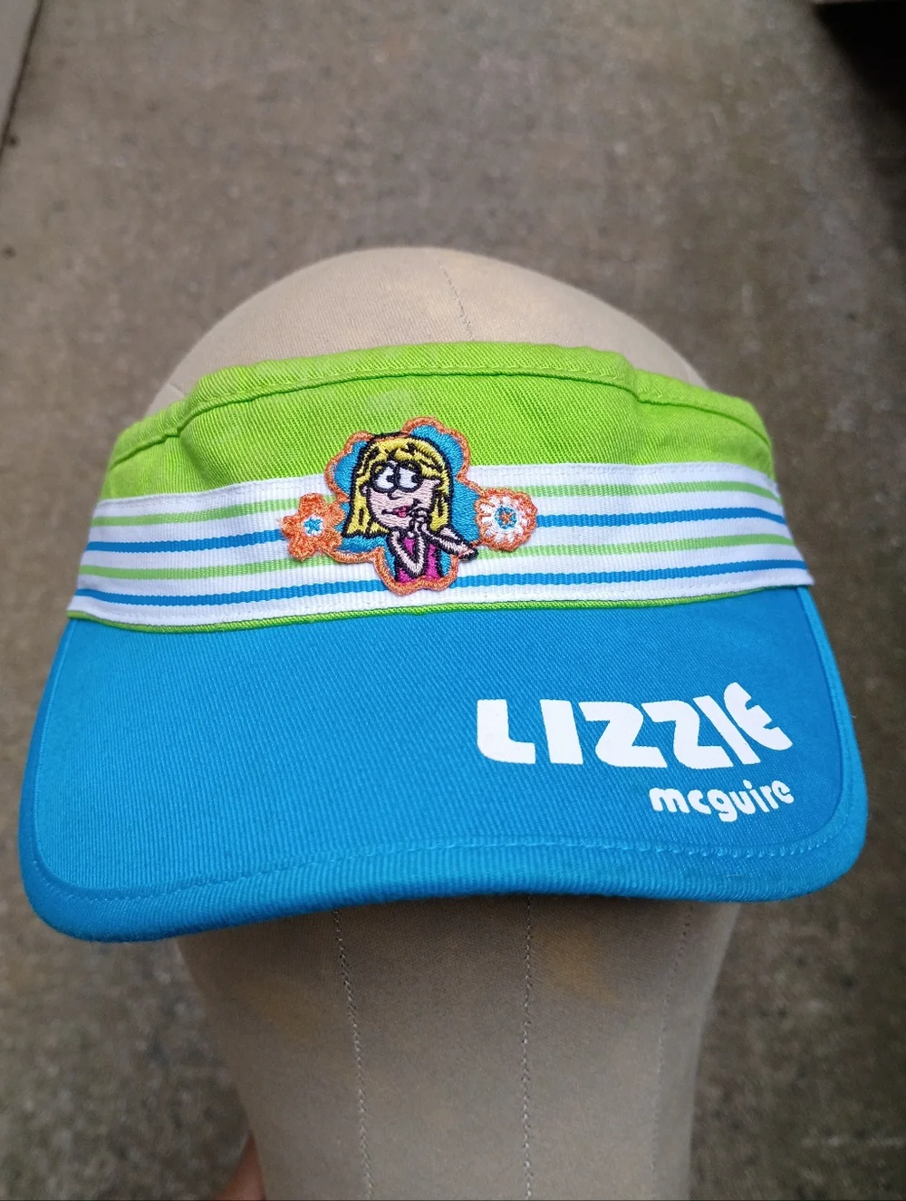 Lizzy McGuire Vintage Visor Velcro Strap Hat Youth 19