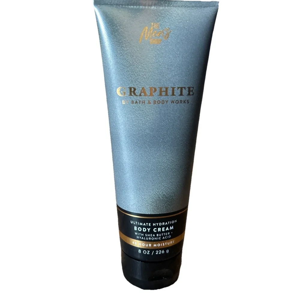 BATH‎ & BODY WORKS GRAPHITE MEN'S COLLECTION (2025) PRESENTATION BODY CREAM 8OZ